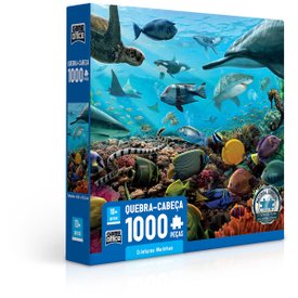2721 criaturas marinhas qc 1000 pecas embalagem 1