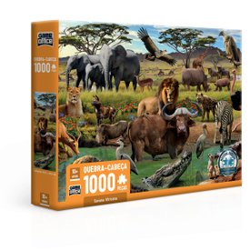 2819 savana africana qc 1000 pecas embalagem