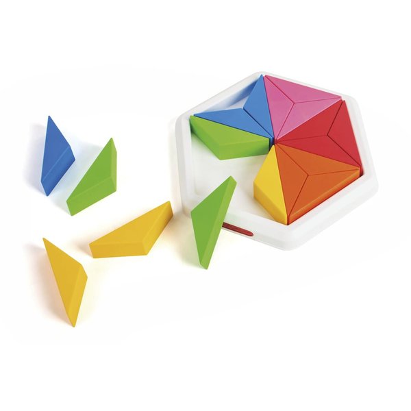 Jogo Didático Mosaicos Coloridos Brinquedos Educativos Infantil