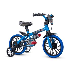 bicicleta infantil aro 12 com rodinhas menino veloz nathor