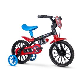 bicicleta infantil aro 12 com rodinhas menino mechanic nathor